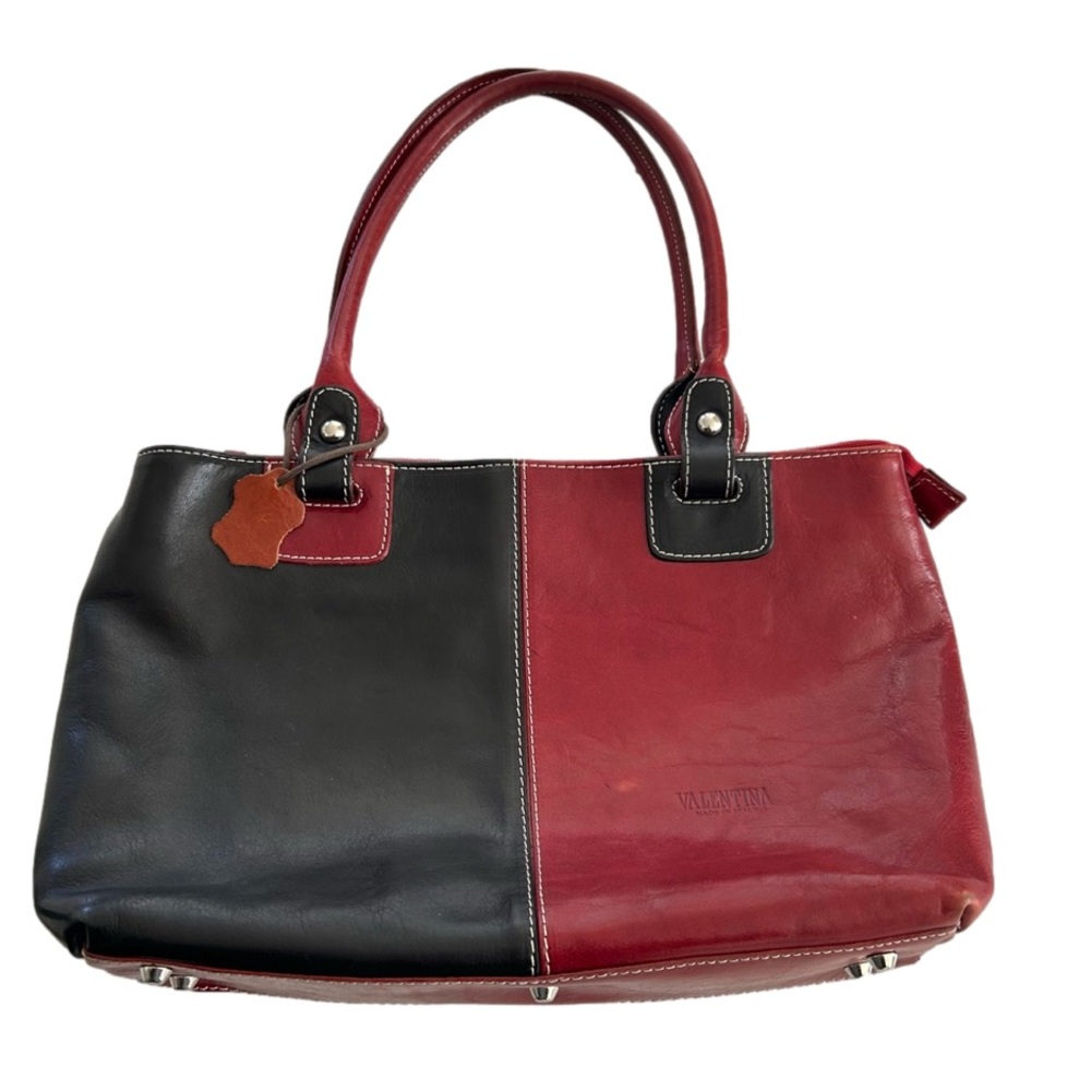 Valentina Elegant Red and Black Tote